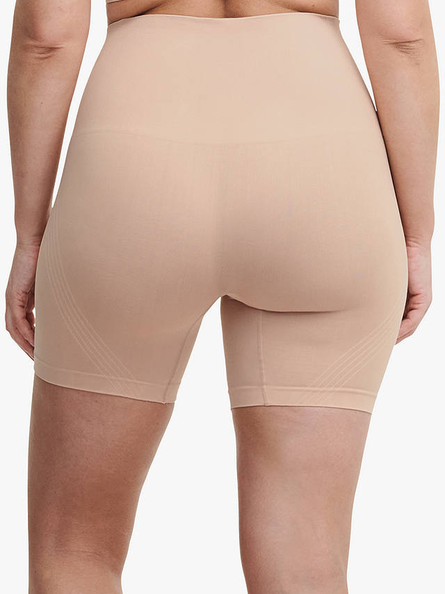 Chantelle Smooth Comfort Light Shaping High Waisted Shorts, Clay Nude