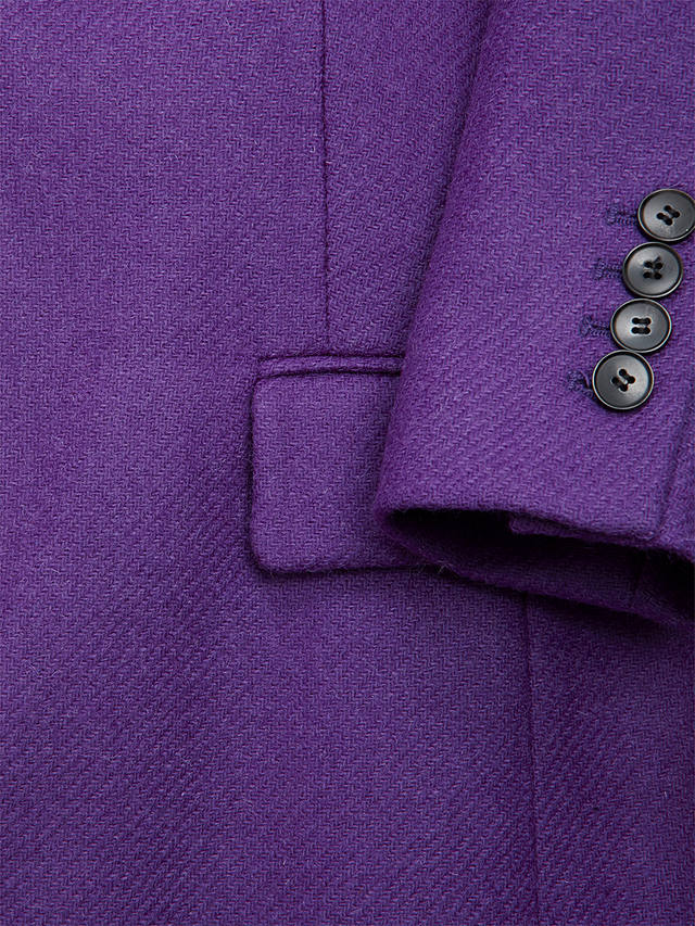 Hobbs Jess Wool Jacket, Indigo Purple