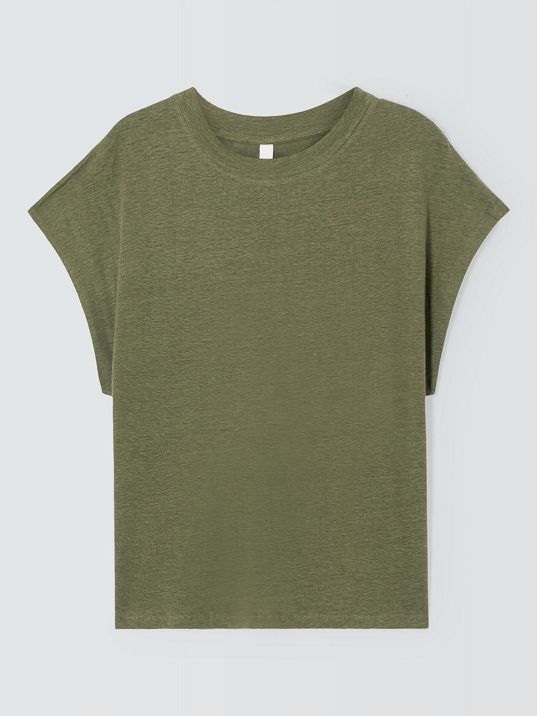 AND/OR Della Linen T-Shirt, Khaki