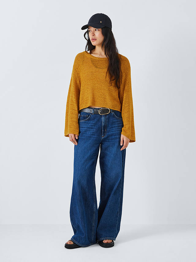 AND/OR Claire Tape Yarn Jumper, Ochre