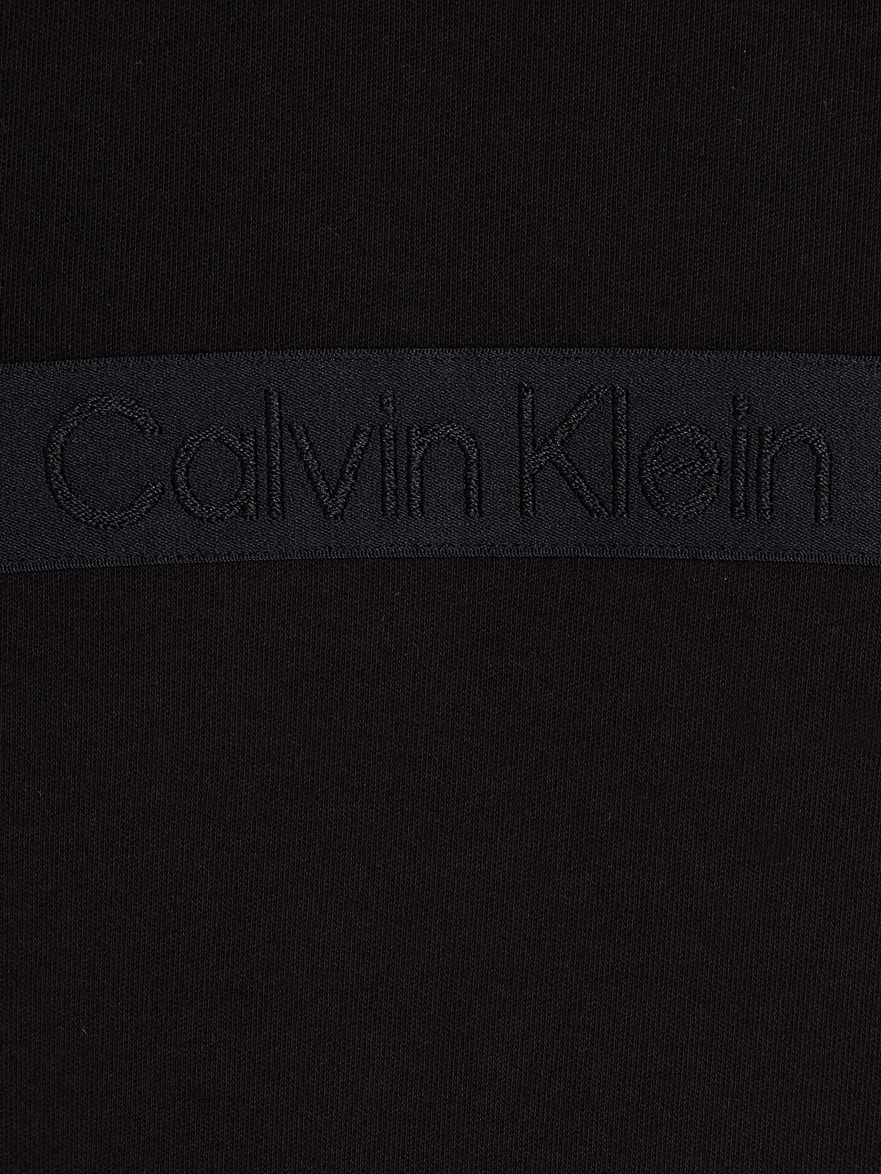 Buy Calvin Klein Logo Tape T-Shirt, Black Online at johnlewis.com