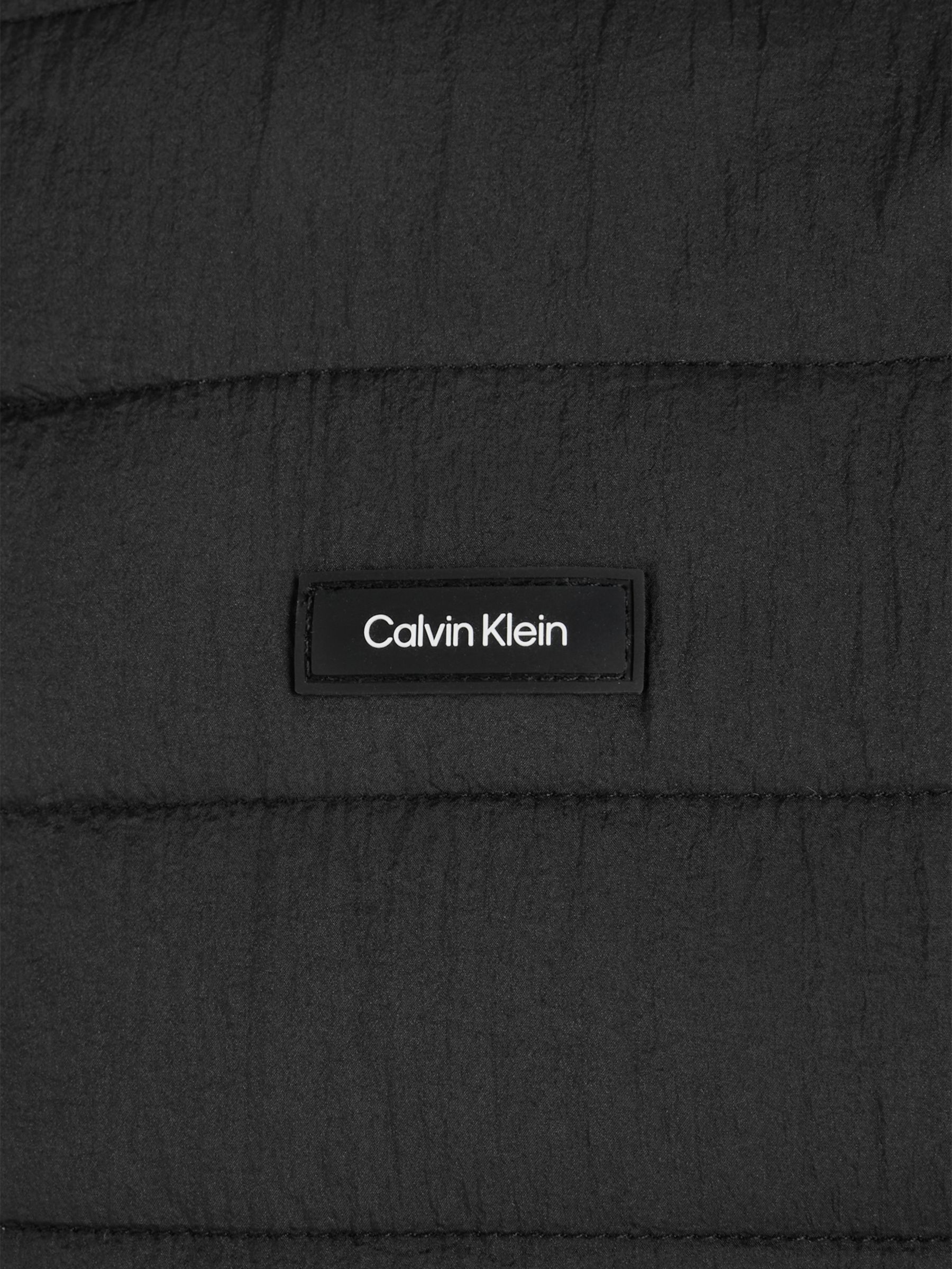 Calvin Klein Crinkle Quilt Gilet, Black, S