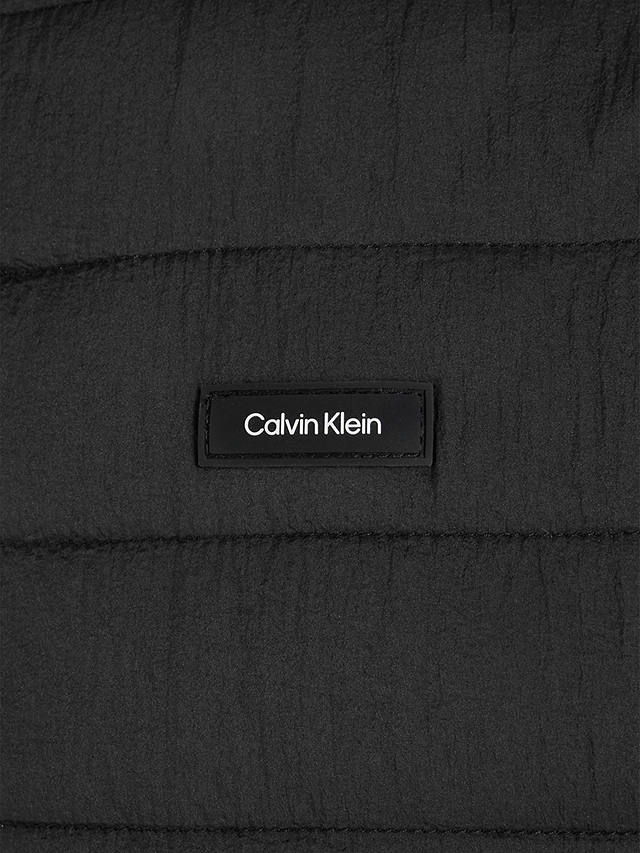Calvin Klein Crinkle Quilt Gilet, Black