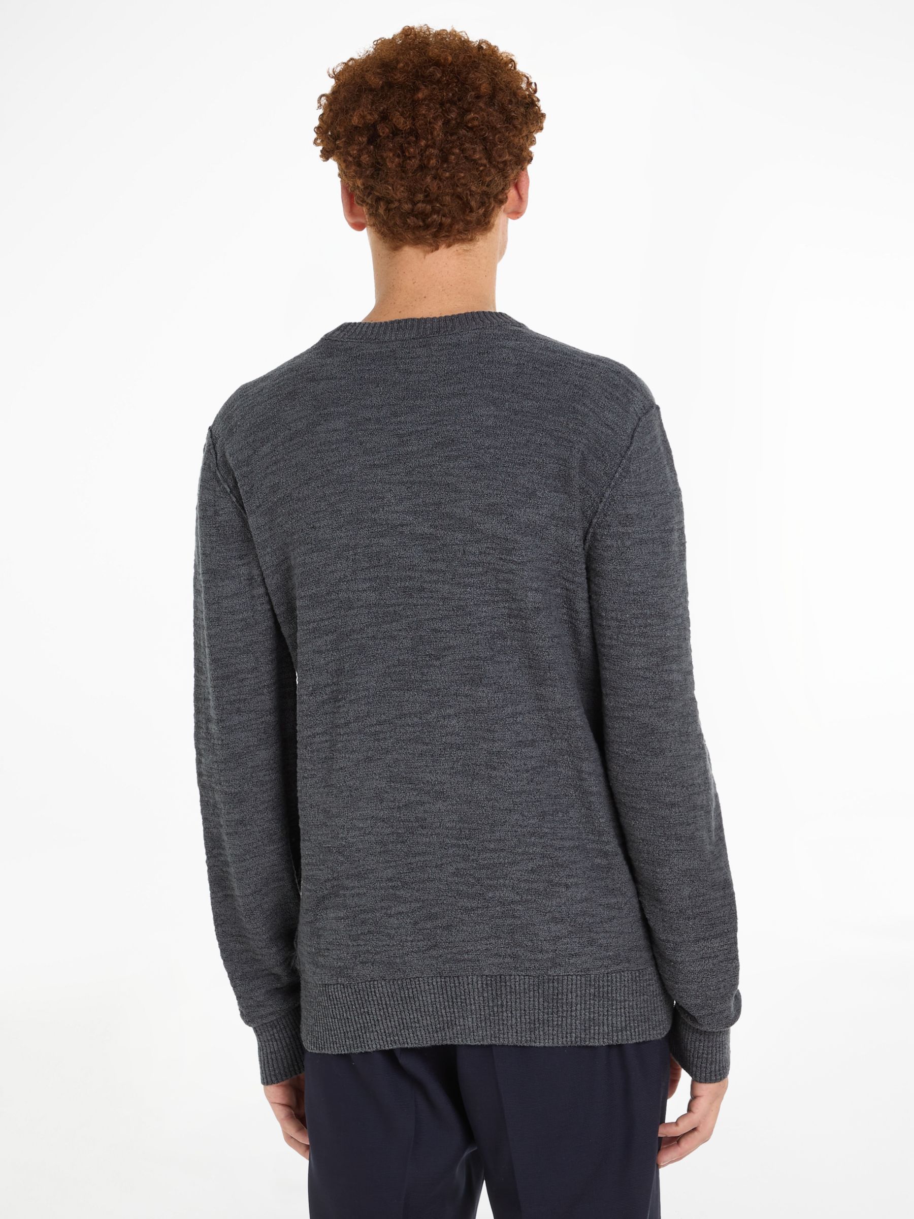 Buy Calvin Klein Winter Slub Pullover Jumper, Grey Online at johnlewis.com