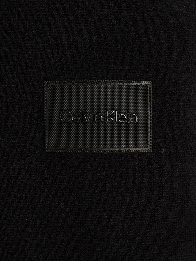Calvin Klein Milano Stitch Zip Jumper, Black