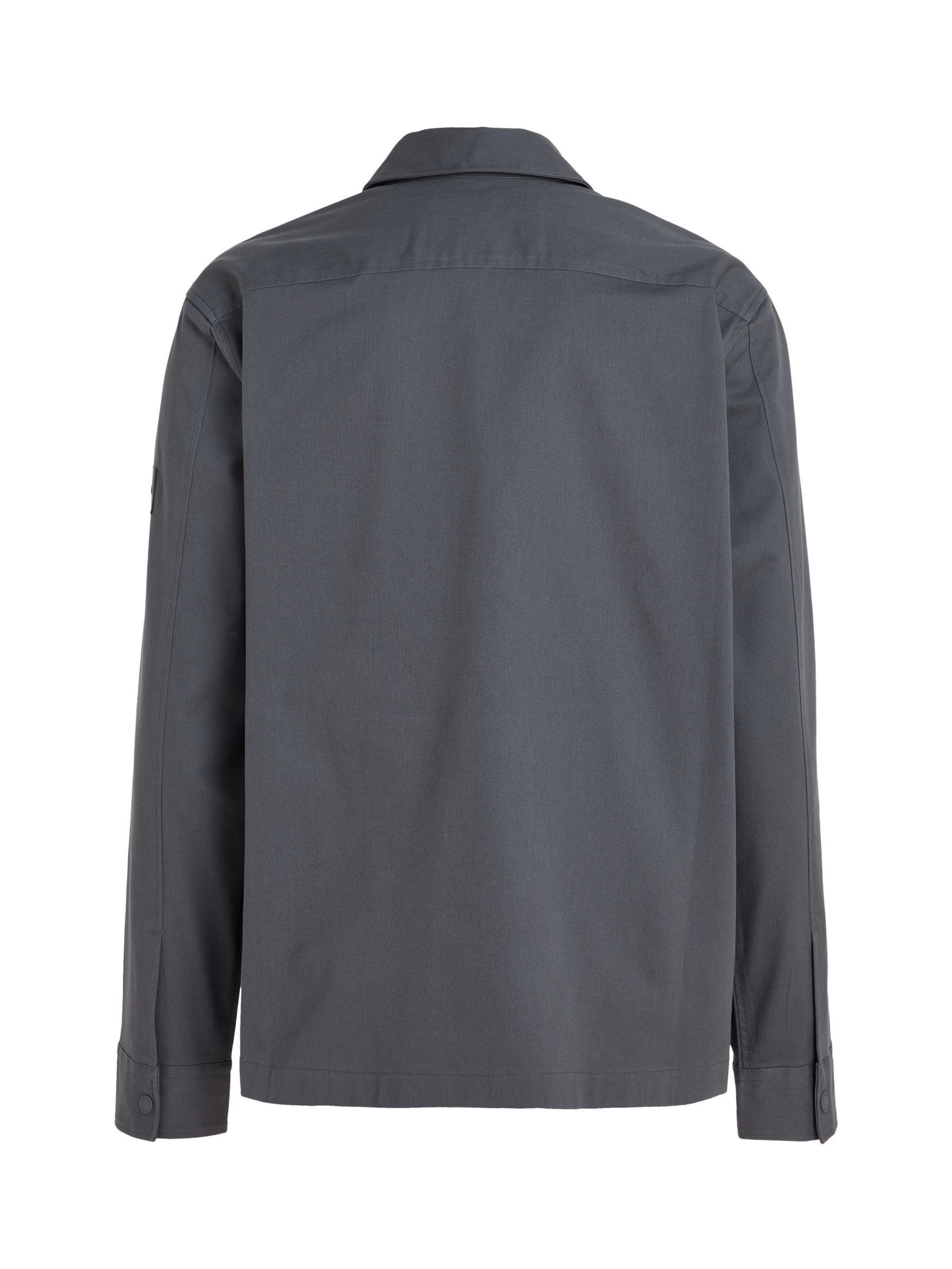 Calvin Klein Modern Twill Overshirt, Grey, L