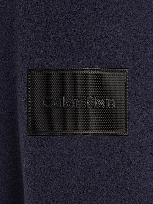 Calvin Klein Bonded Fleece Zip Hoodie, Night Sky