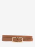 Mint Velvet Skinny Leather Belt, Brown