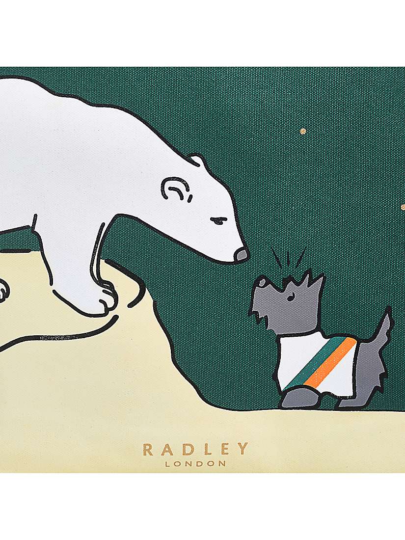 Buy Radley Bear With Me Large Open Top Tote Bag, Alpine Online at johnlewis.com