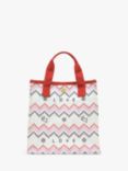 Radley Fair Isle Print Small Open Top Grab bag, Chalk/Multi