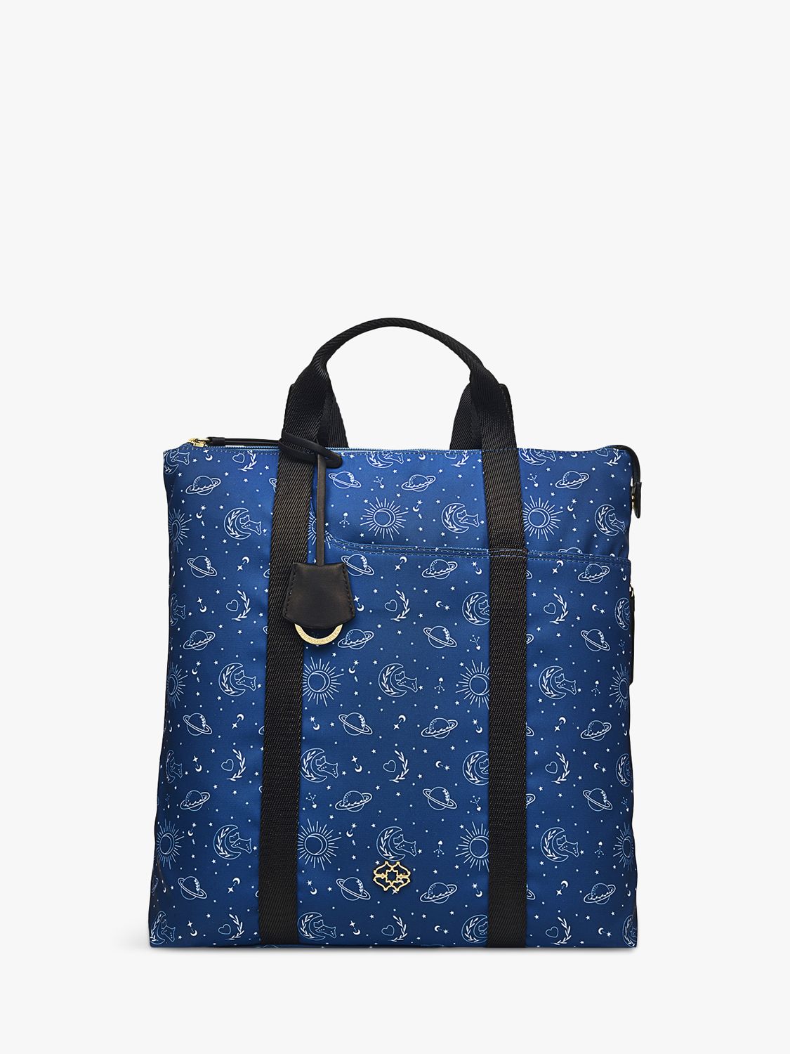 Radley Cosmic Dog Medium Zip Top Backpack, Deep Sea, One Size