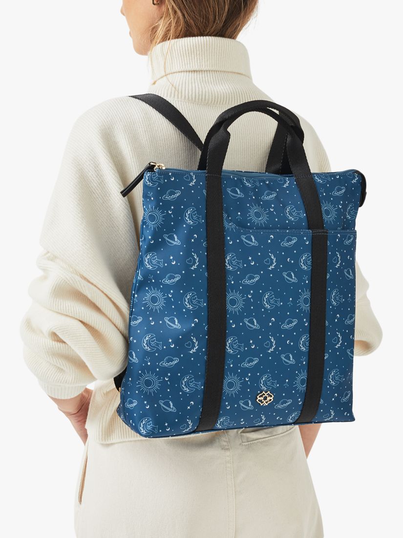 Radley Cosmic Dog Medium Zip Top Backpack, Deep Sea, One Size