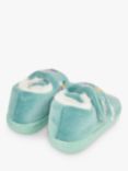 JoJo Maman Bébé Guinea Pig Easy-On Slipper Shoes, Duck Egg/Multi