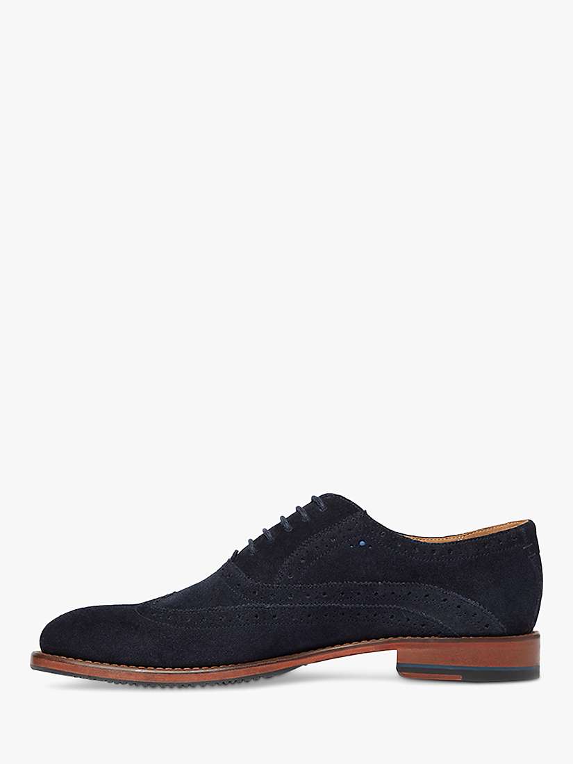 Buy Oliver Sweeney Ledwell Suede Oxford Wing Tip Brogue, Navy Online at johnlewis.com