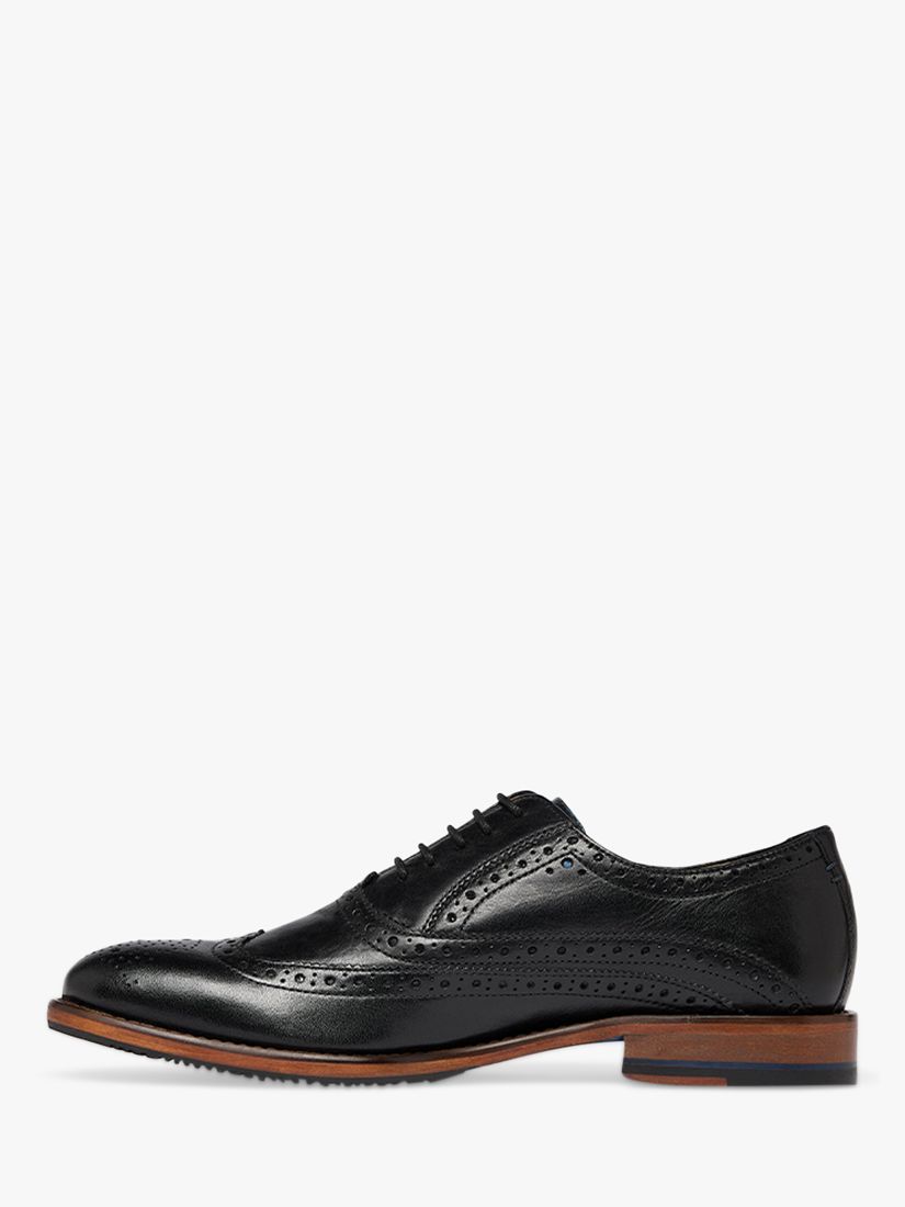 Oliver Sweeney Ledwell Leather Oxford Wing Tip Brogue, Black, 7