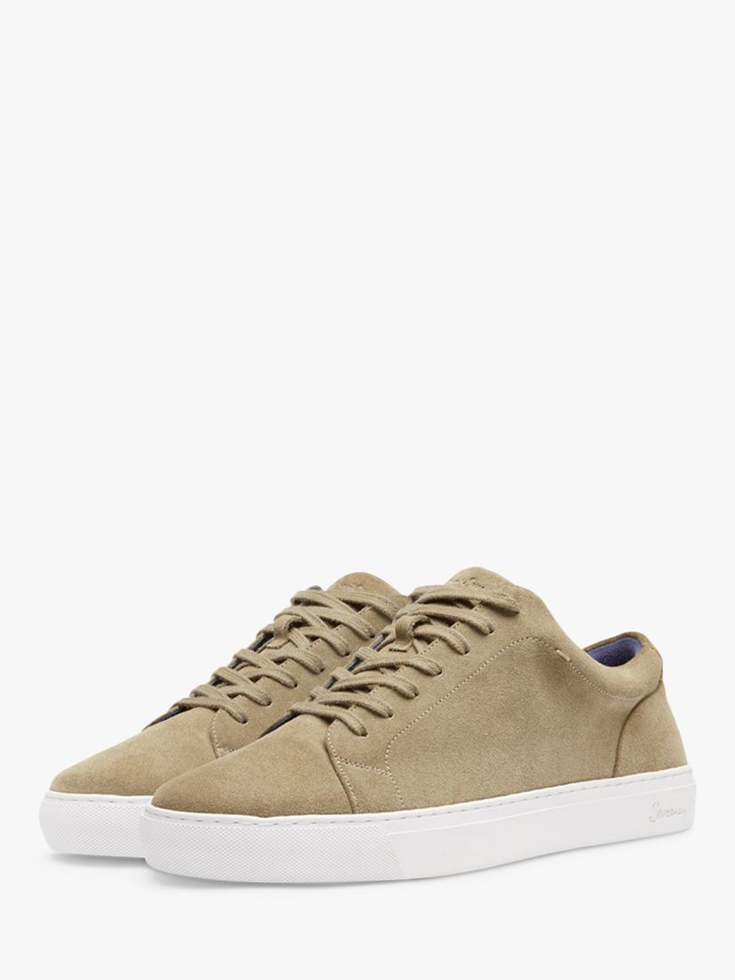 Oliver Sweeney Hayle Suede Trainers, Stone, 7