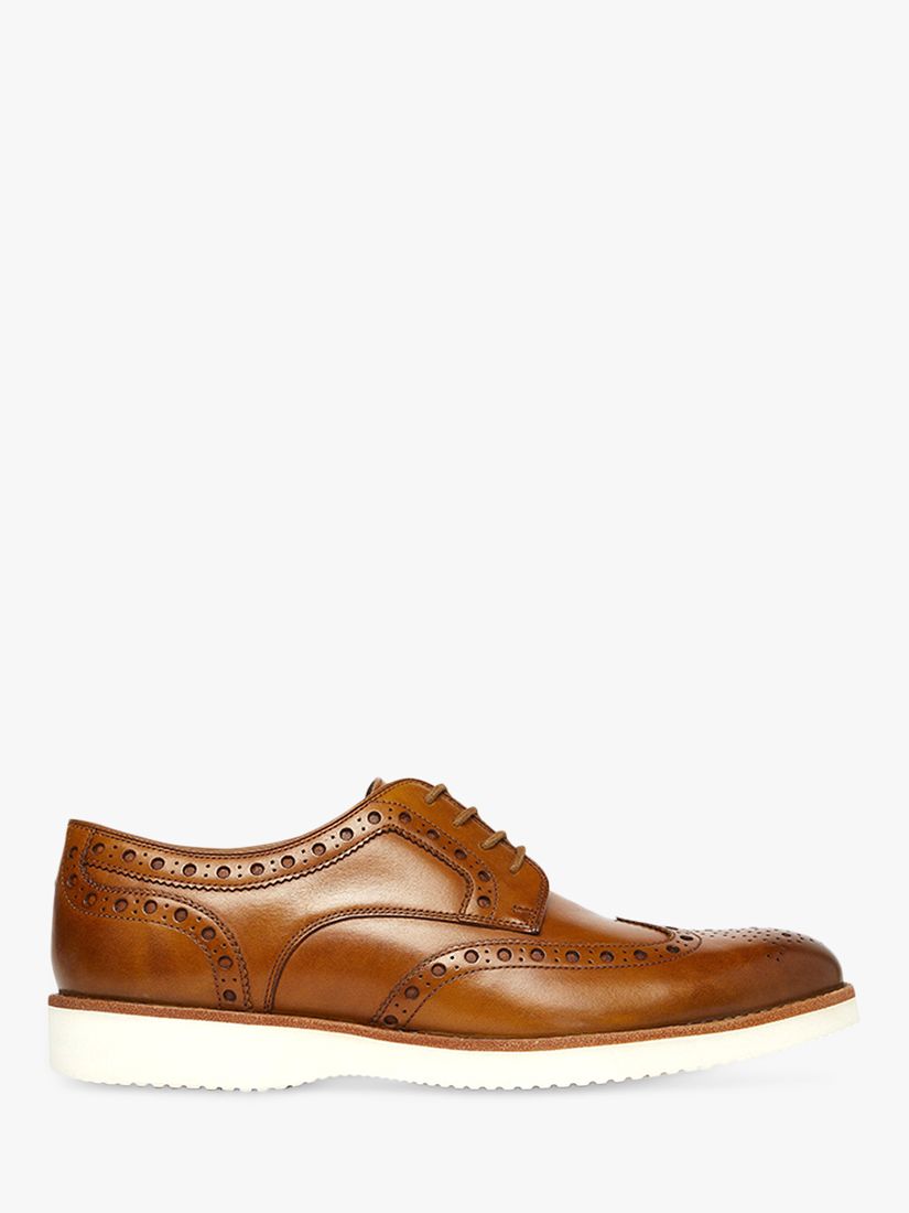 Oliver Sweeney Baberton Leather Brogue Derby Shoes, Light Tan at John ...