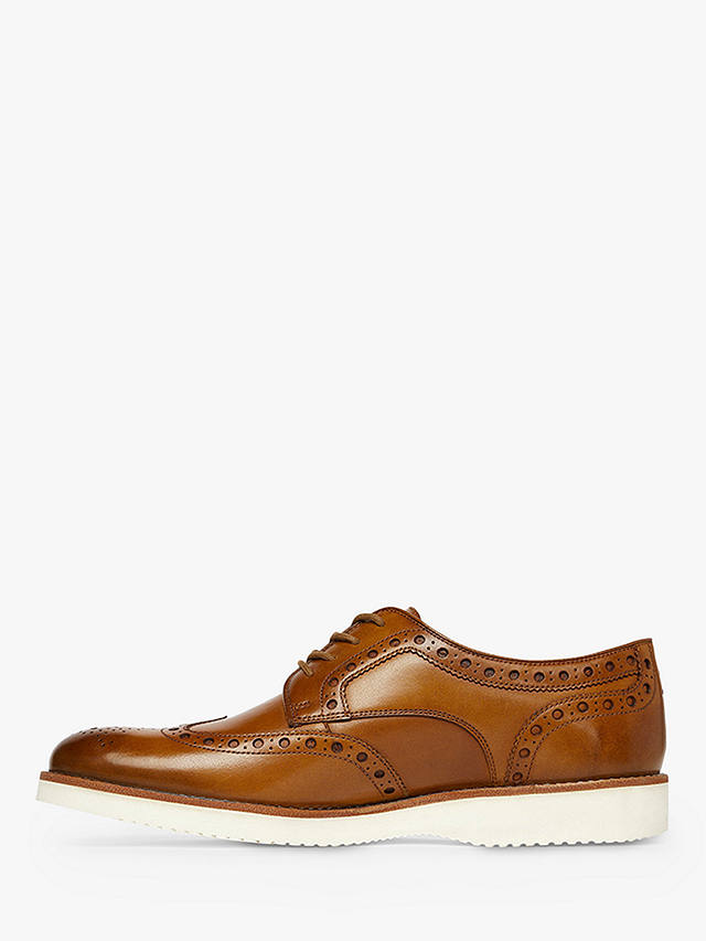 Oliver Sweeney Baberton Leather Brogue Derby Shoes, Light Tan
