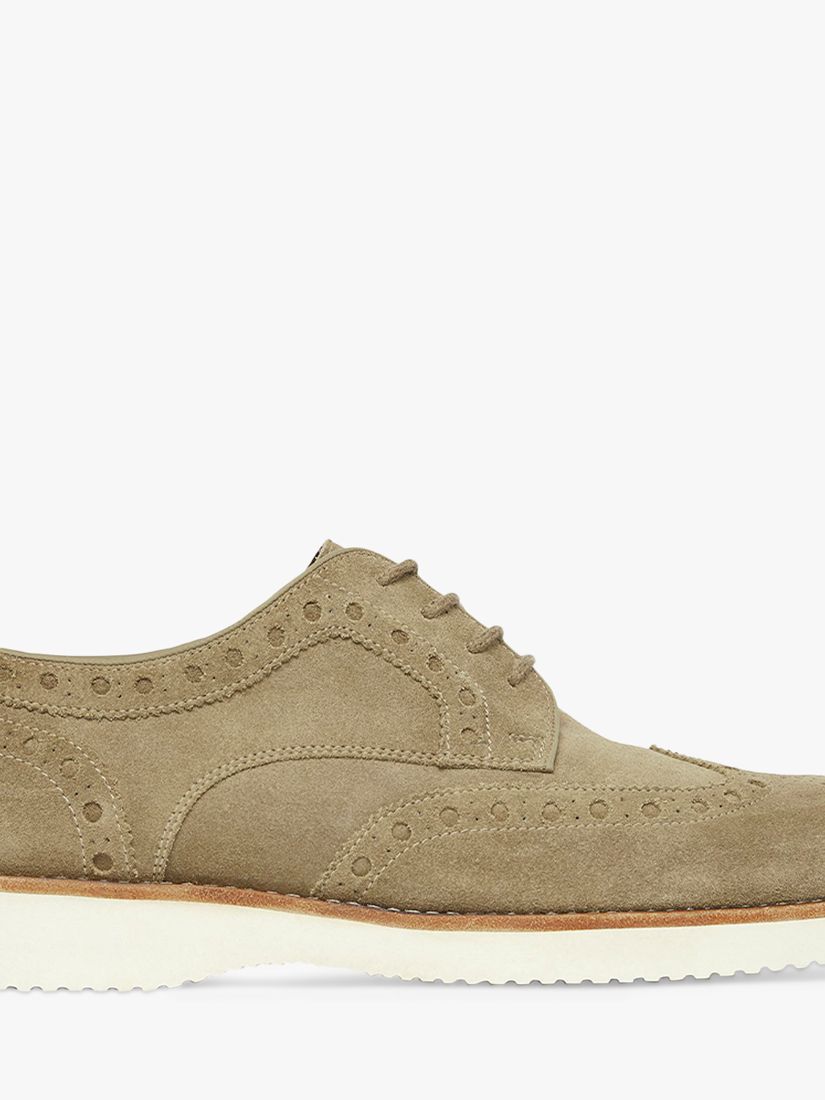 Oliver Sweeney Baberton Suede Casual Brogues, Stone, 7