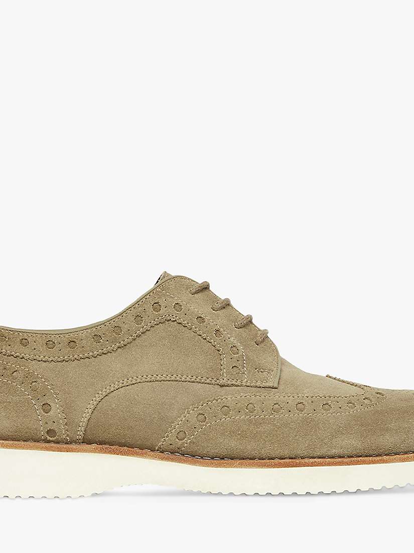 Buy Oliver Sweeney Baberton Suede Casual Brogues, Stone Online at johnlewis.com