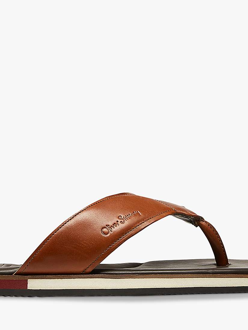 Buy Oliver Sweeney Saltash Leather Sandals, Tan Online at johnlewis.com