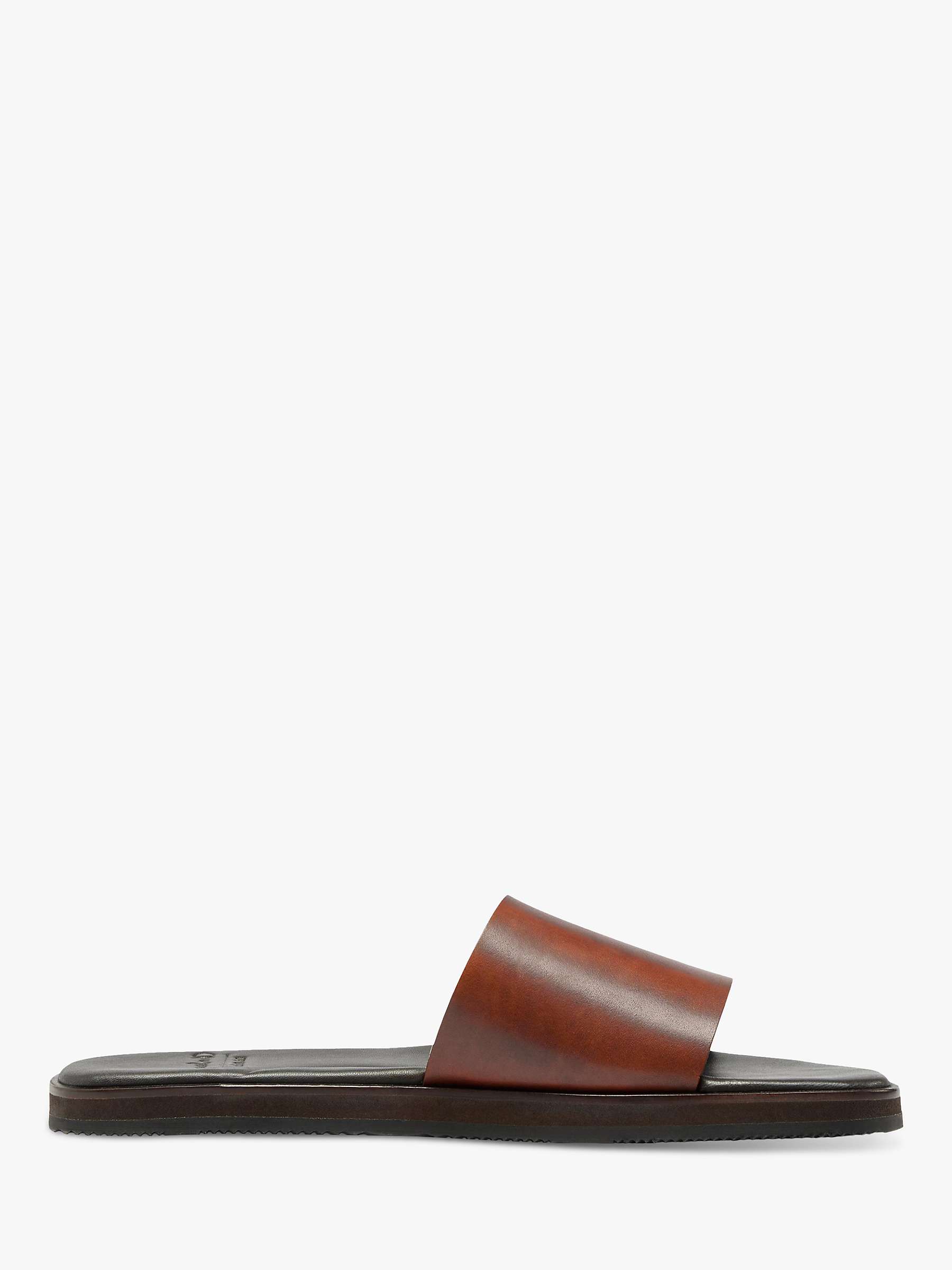 Buy Oliver Sweeney Blythe Leather Slide Sandals, Tan Online at johnlewis.com