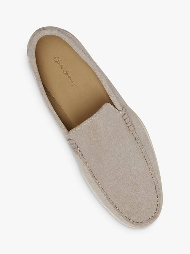 Oliver Sweeney Alicante Suede Loafer, Stone Suede