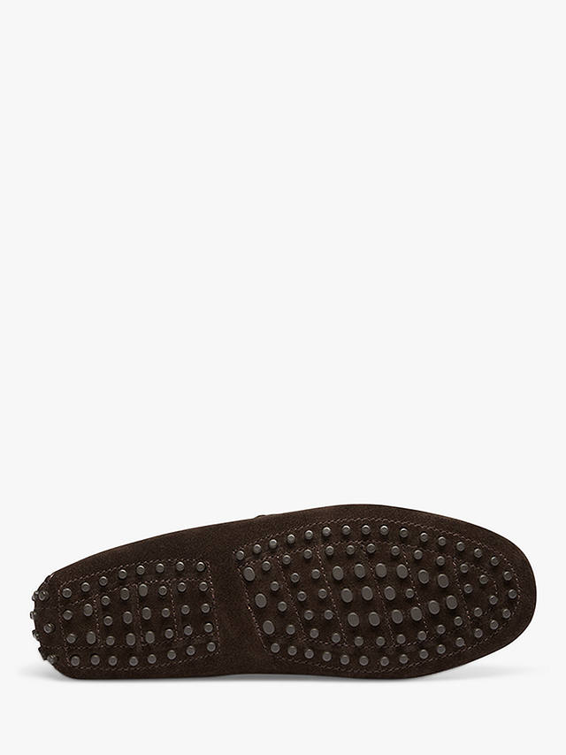 Oliver Sweeney Lastres Suede Moccasins, Chocolate