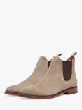 Oliver Sweeney Allegro Suede Chelsea Boots, Stone, Stone Suede