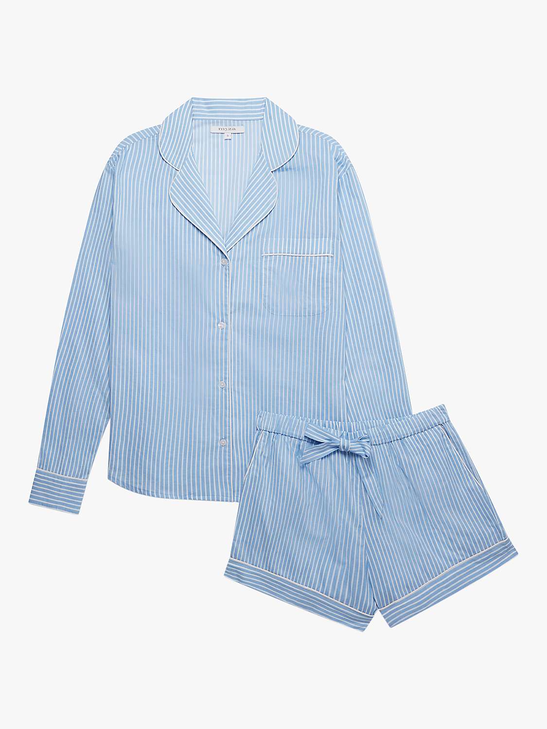 Buy myza Striped Organic Cotton Short Pyjamas Online at johnlewis.com