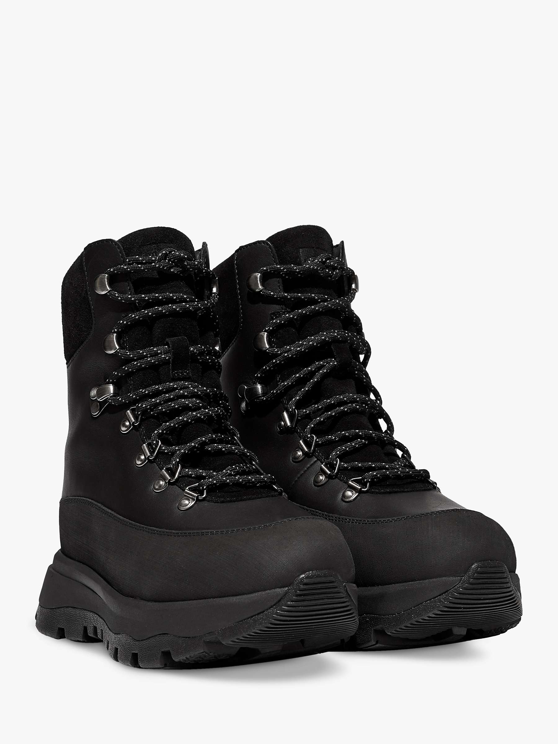 Buy FitFlop Neo-D-Hyker Leather Blend Walking Boots Online at johnlewis.com