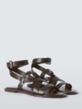 AND/OR Lars Leather Studded Rand Leather Strap Sandals