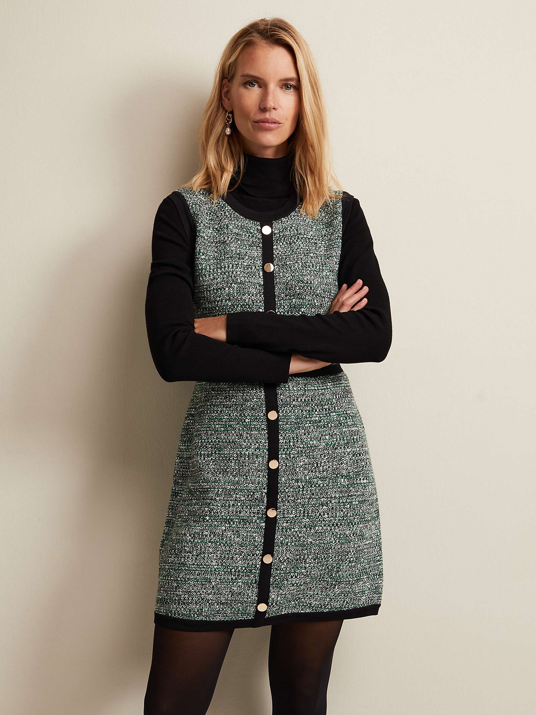 Buy Phase Eight Patsy Wool Blend Shift Dress, Multi Online at johnlewis.com