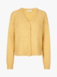 Lollys Laundry Lucille Long Sleeve Cardigan, Yellow, Yellow