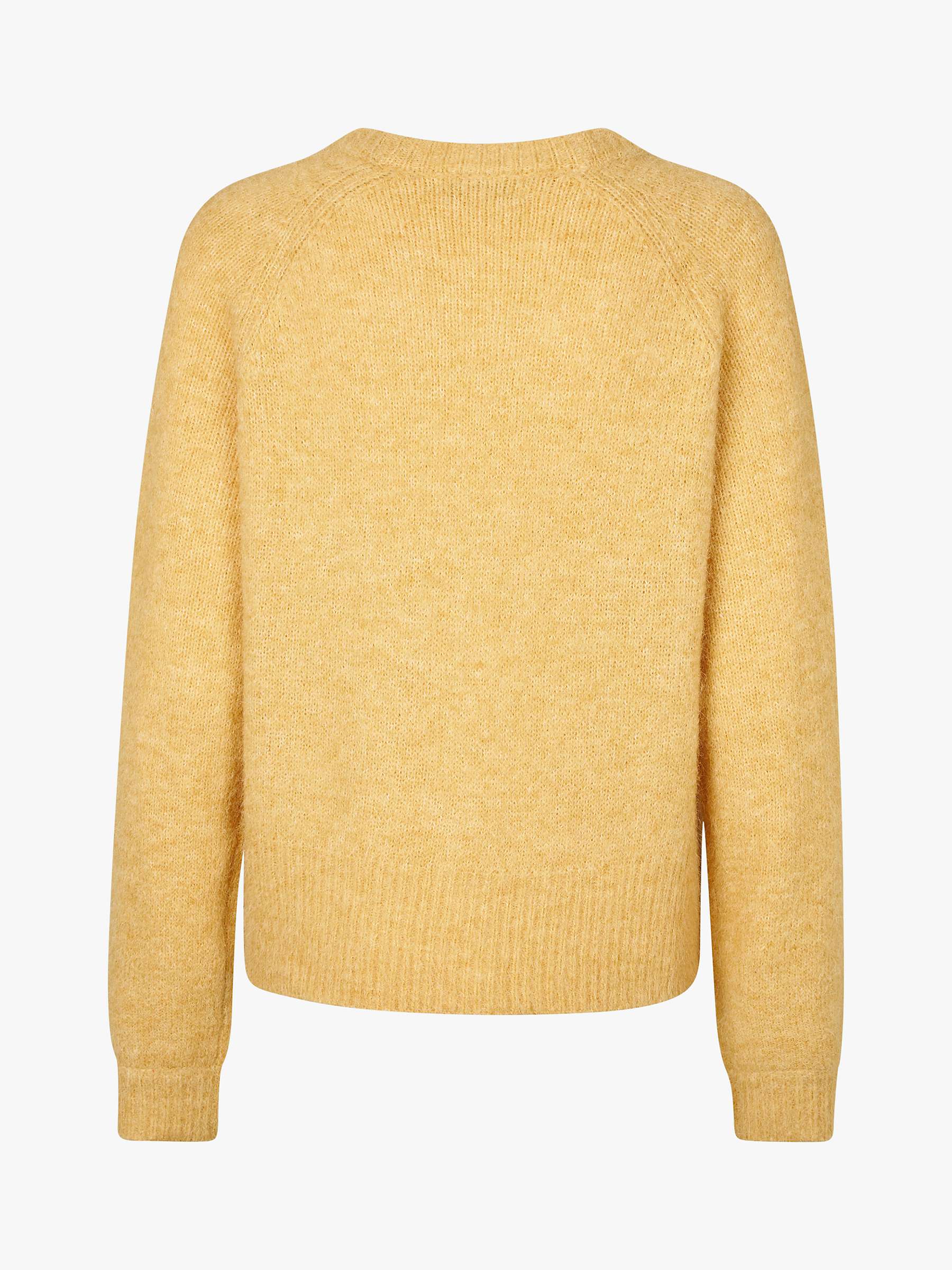Buy Lollys Laundry Lucille Long Sleeve Cardigan, Yellow Online at johnlewis.com