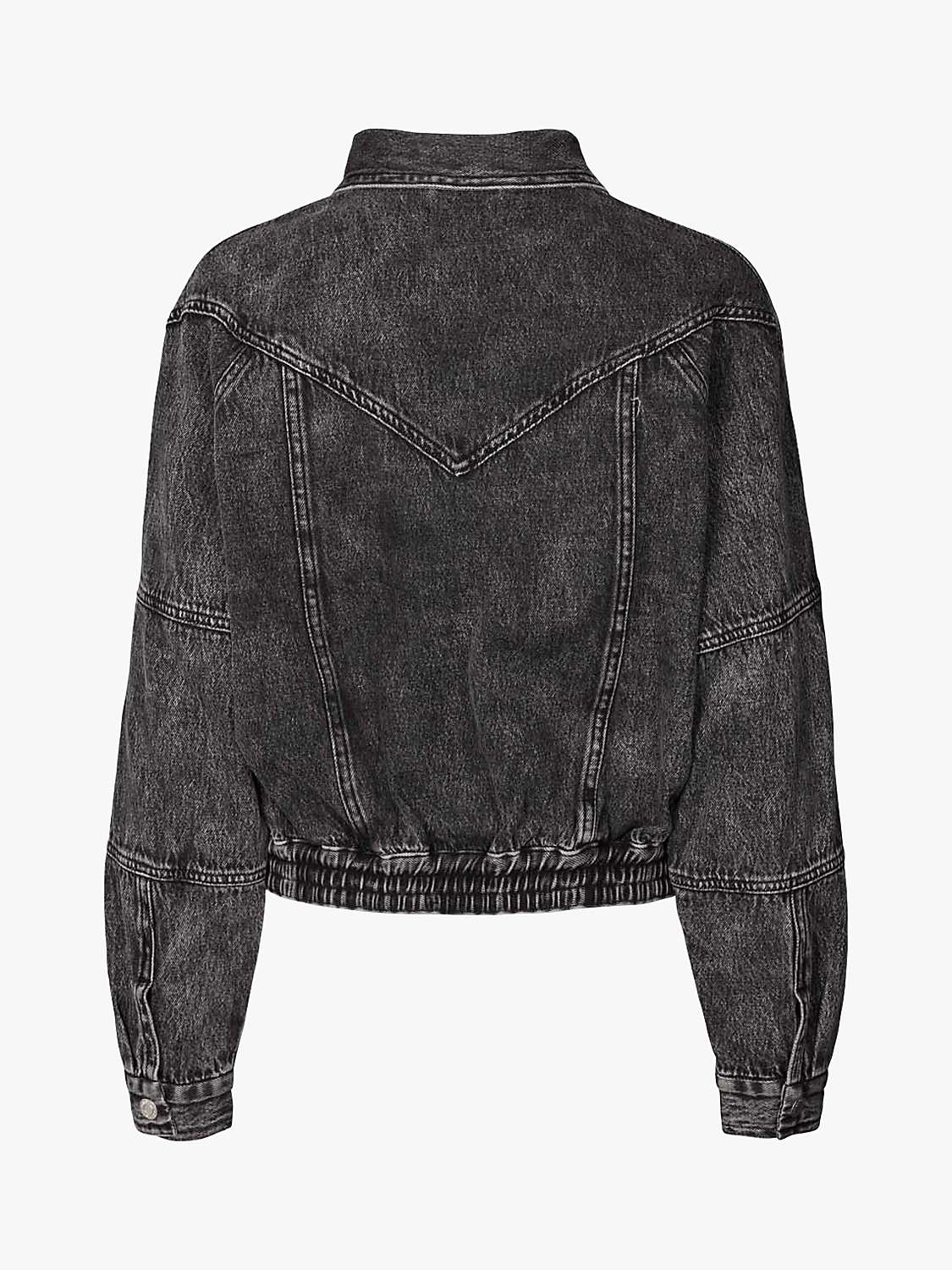 Buy Lollys Laundry Kingston Denim Jacket, Dark Grey Online at johnlewis.com