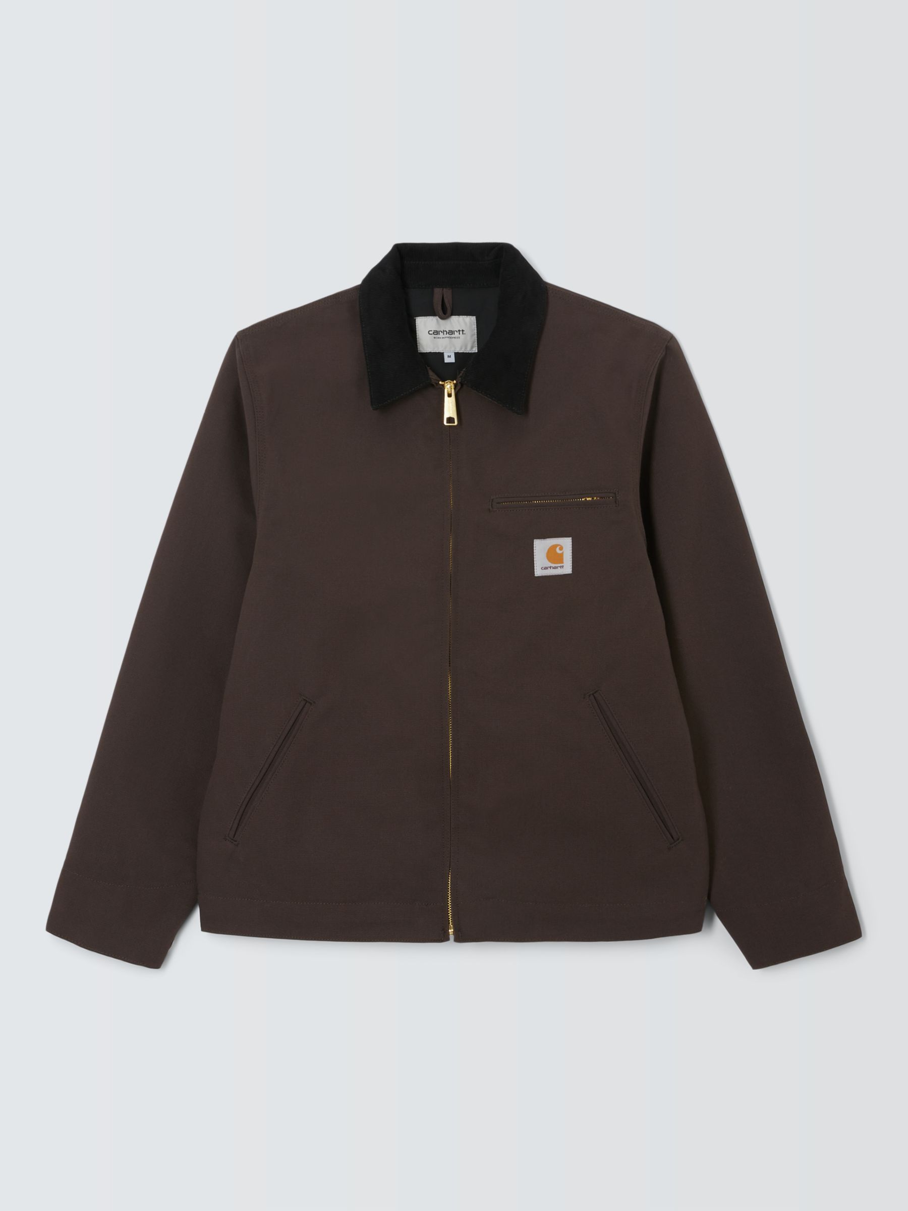 Carhartt WIP Detroit Winter Canvas Jacket, Tobacco/Black at John