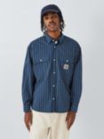 Carhartt WIP Striped Cotton Poplin Shirt, Blue/White