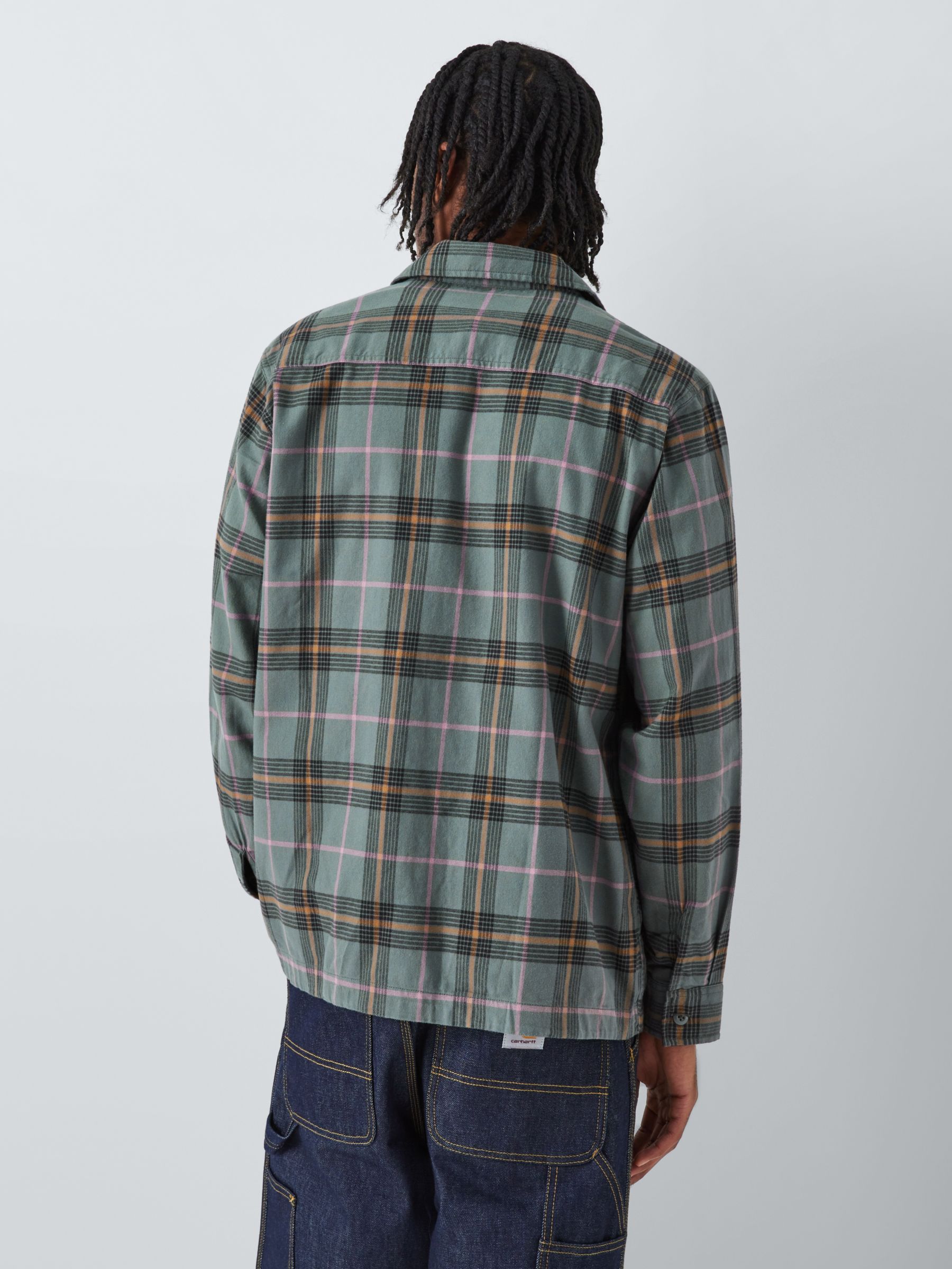 Carhartt WIP Cotton Flannel Checked Shirt, Multi, XL