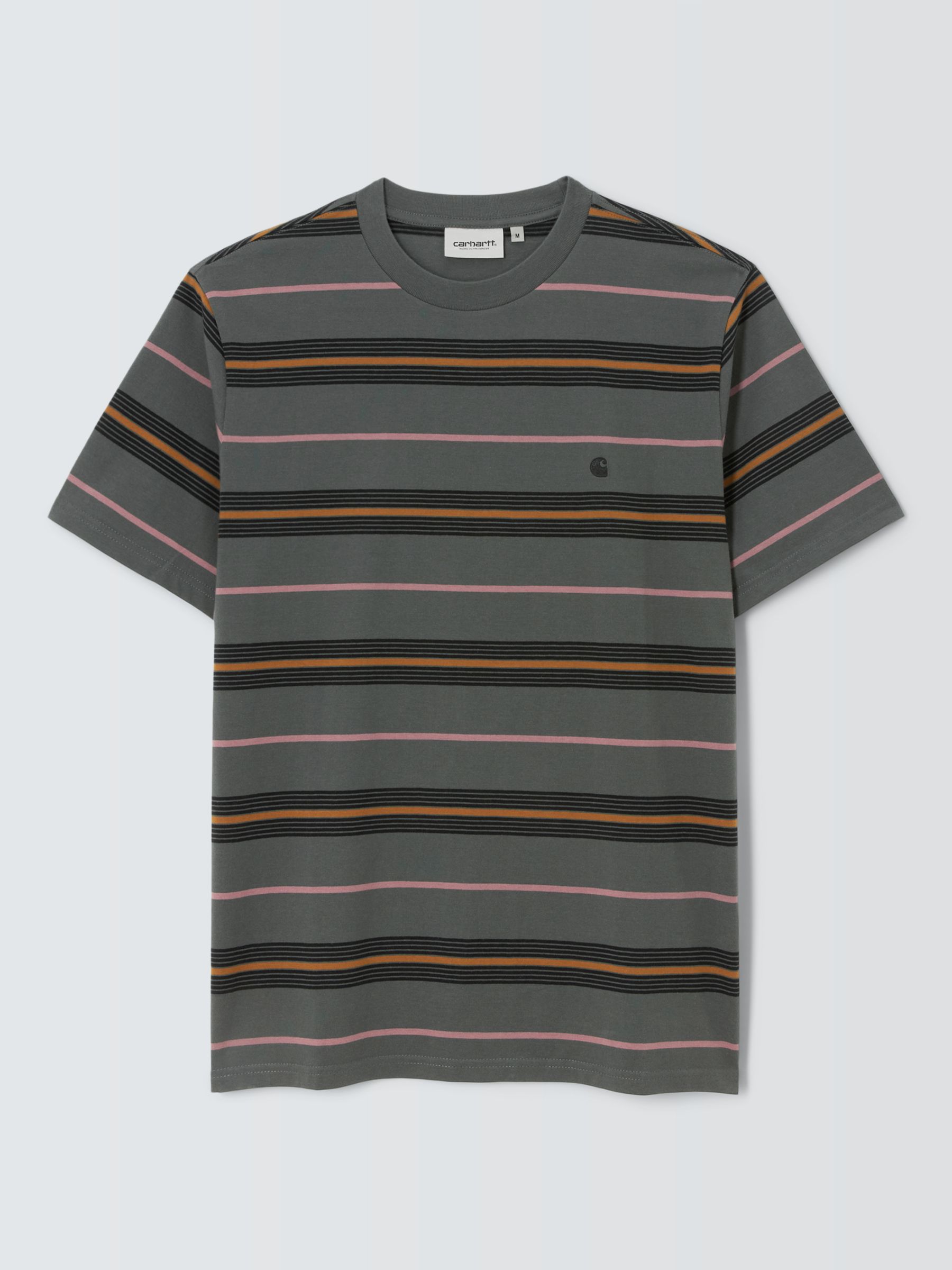 Carhartt WIP Striped Cotton T-Shirt, Multi, XL