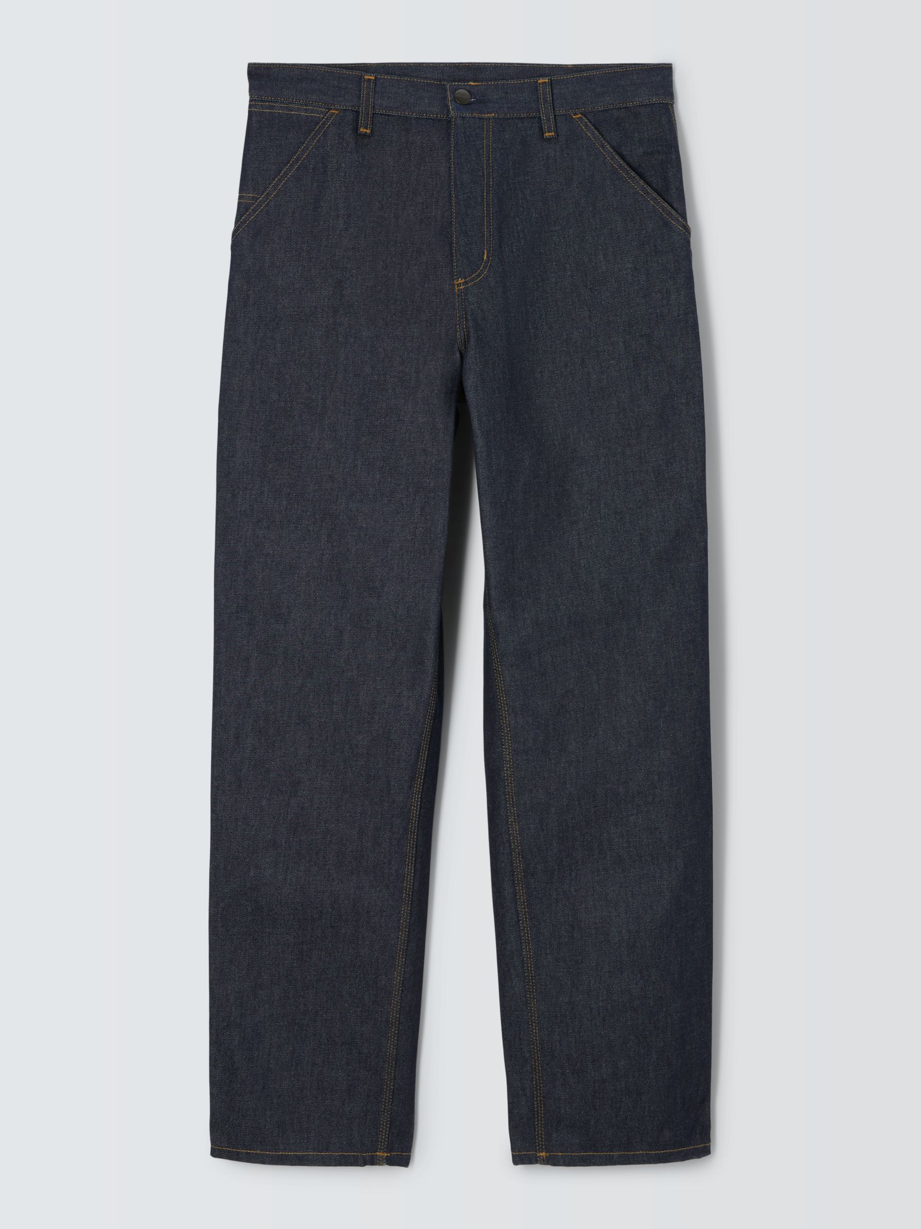 Carhartt WIP Relaxed Straight Fit Jeans, Blue at John Lewis & Partners