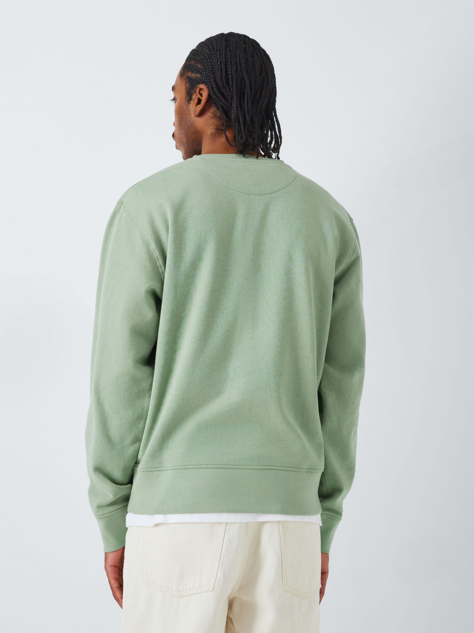 Buy John Lewis ANYDAY Cotton Crew Neck Sweatshirt Online at johnlewis.com