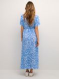 KAFFE Viola Ecovero Button Short Sleeve Maxi Dress