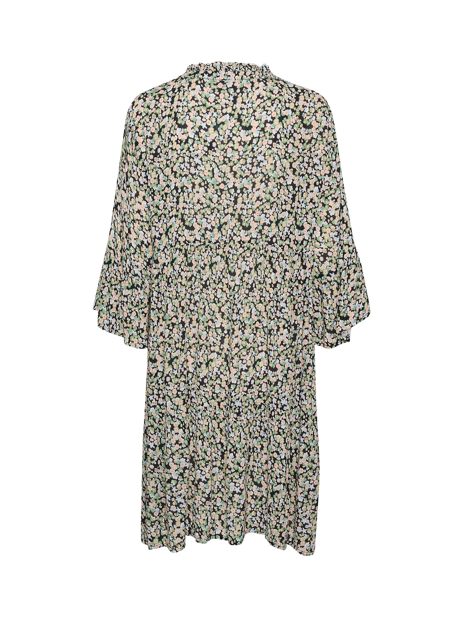 Buy KAFFE Jean Floral Dress, Blue/Pink/Green Online at johnlewis.com