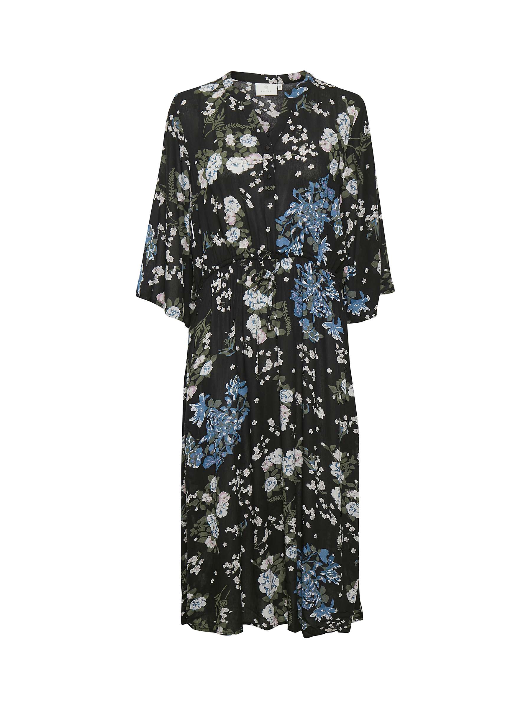 Buy KAFFE Ekua Amber Dress, Black/Multi Online at johnlewis.com