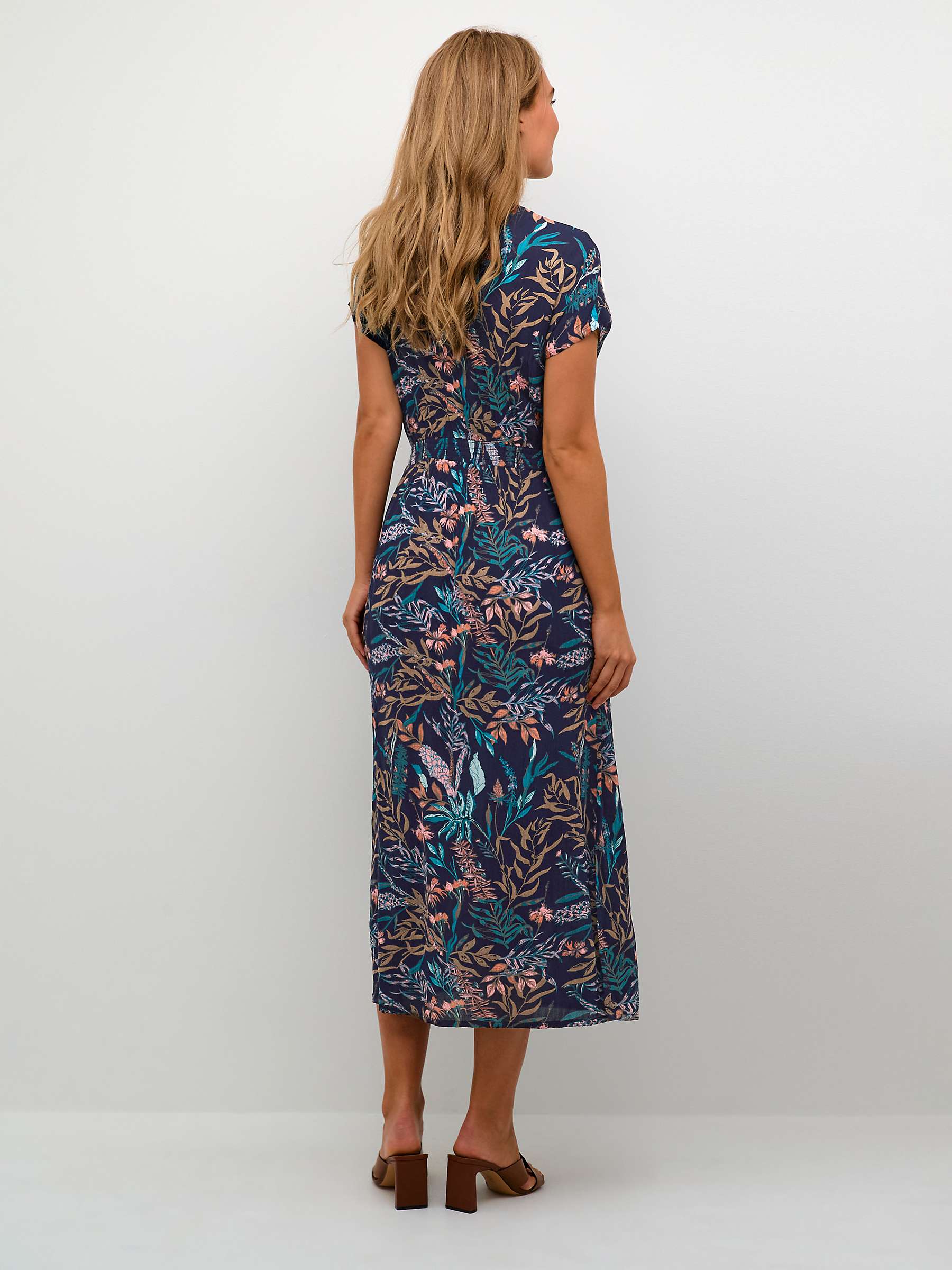 Buy KAFFE Jennifer Maxi Dress, Midnight Marine Online at johnlewis.com