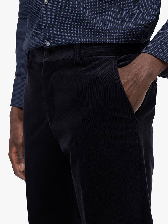 SELECTED HOMME Slim Fit Corduroy Trousers, Dark Sapphire