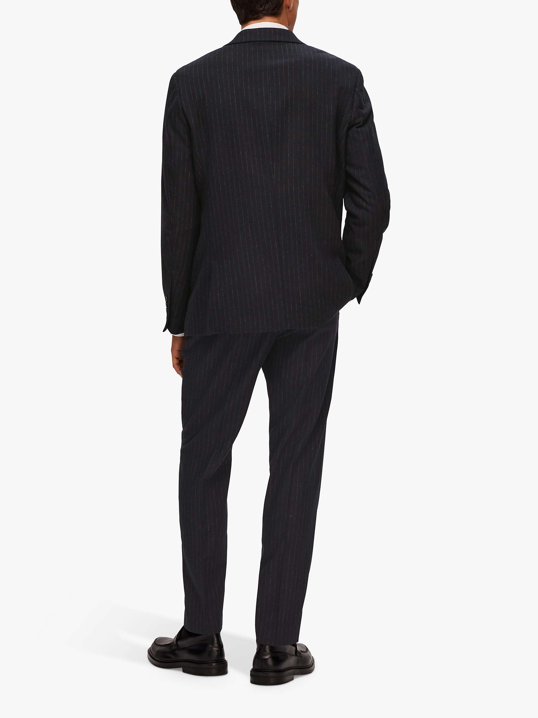 Buy SELECTED HOMME Slim Fit Striped Blazer, Navy Online at johnlewis.com
