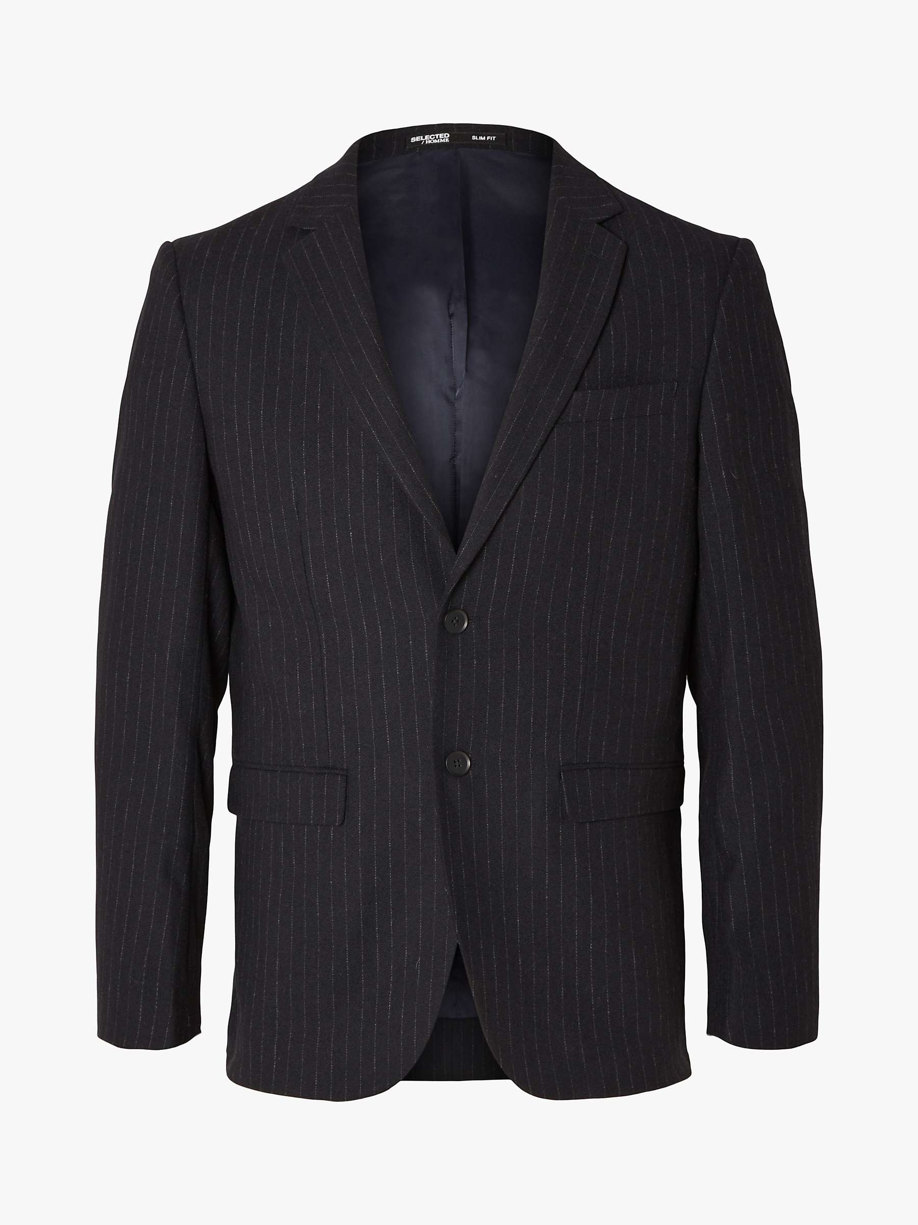 Buy SELECTED HOMME Slim Fit Striped Blazer, Navy Online at johnlewis.com