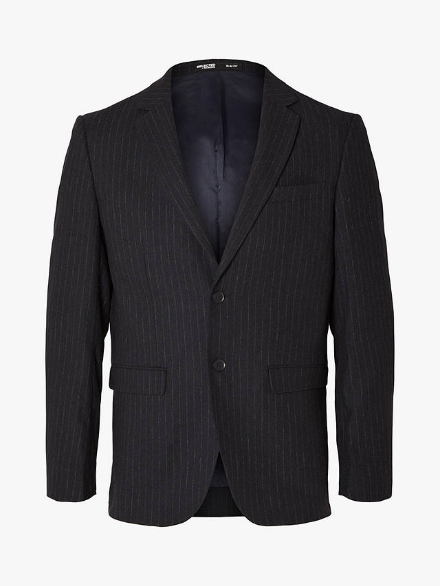 SELECTED HOMME Slim Fit Striped Blazer, Navy